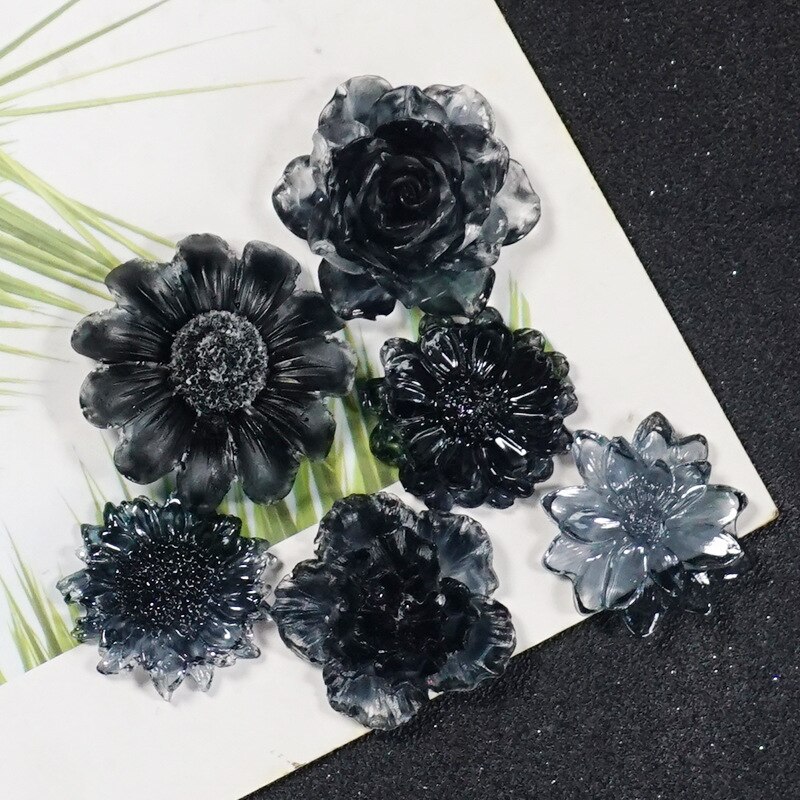 3D Geometric Rose Flower Silicone Mold for Sunflower Rose Turnsole Silicone Mold Jewelry Making Charms Diy Silica Molds Craft