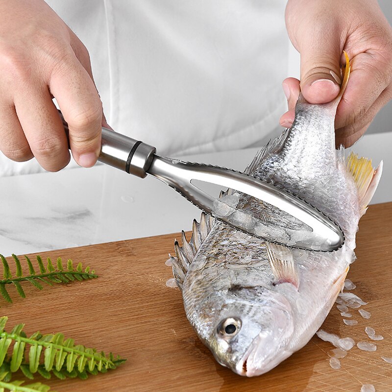 Raspen schoonmaken schrapen roestvrij snel verwijderen vis vis peller schubben schraper visgraten pincet keuken accessoire gereedschap gadget