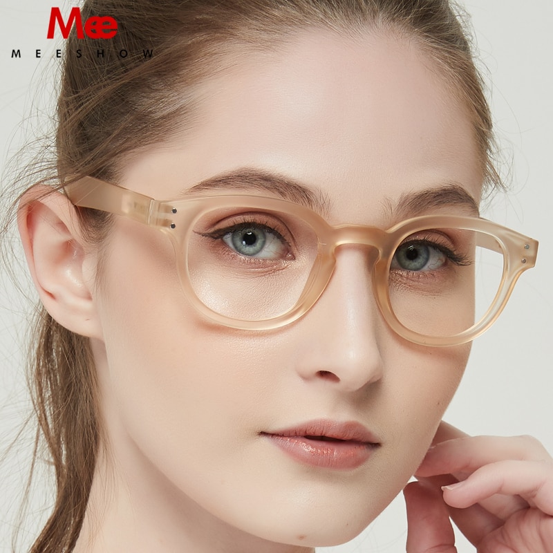 Meeshow Leesbril Vrouwen Eyeglasse Retro Zomer Kleurrijke Presbyopie Bril Franse Mode Leesbril