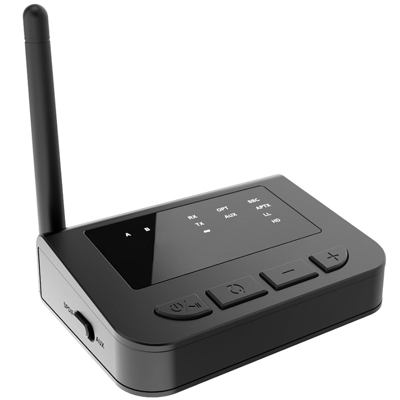 Bluetooth Transmitter Receiver Long Range Low Latency 3 in 1 Aptx Family Wireless Speaker HD Home o