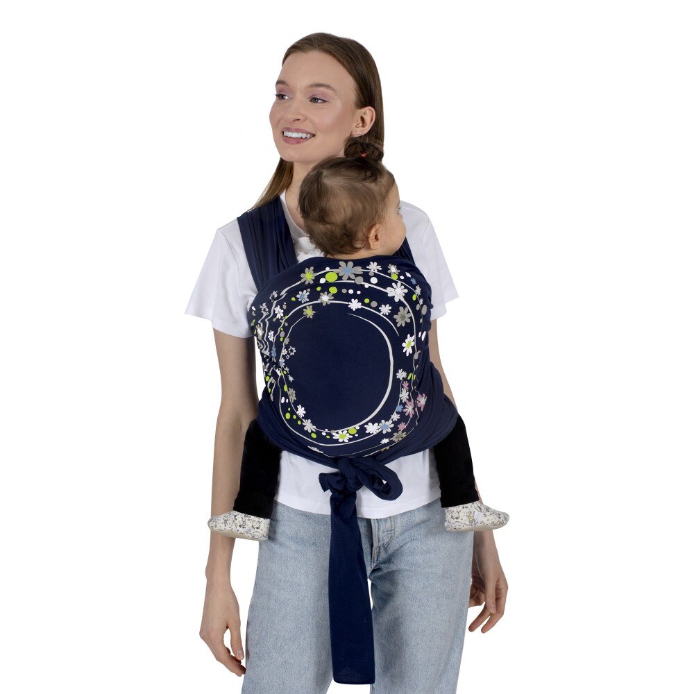 Navy blue Color Baby Carriage Shawl