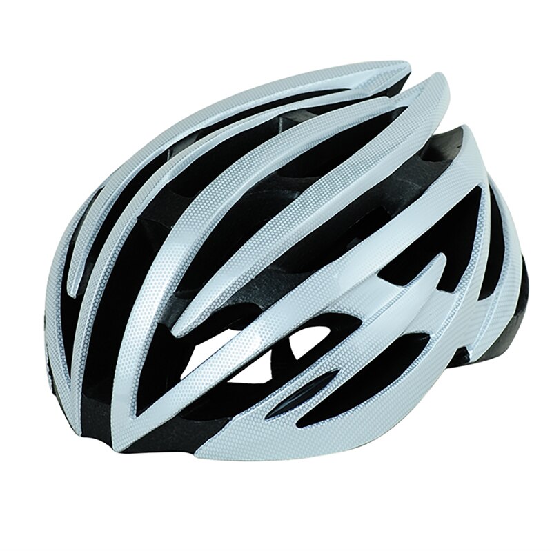Mens Women Adults Downhill Cycling Helmet 54-60cm MTB Road Mountain Bike Helmet Bicycle bici casco bicicleta capacete hombre: wht silver