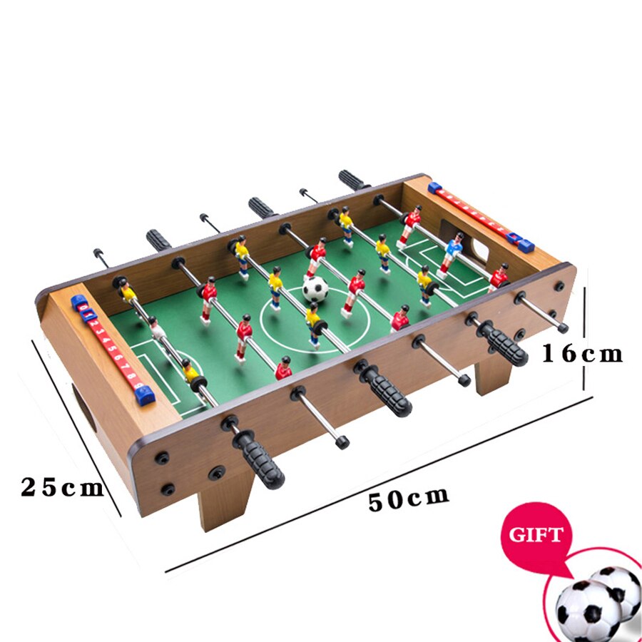 Mini Mesa de futbolín portátil para adultos y niños, juego de fútbol con 2 bolas y soporte de puntuación: 50x25x16cm