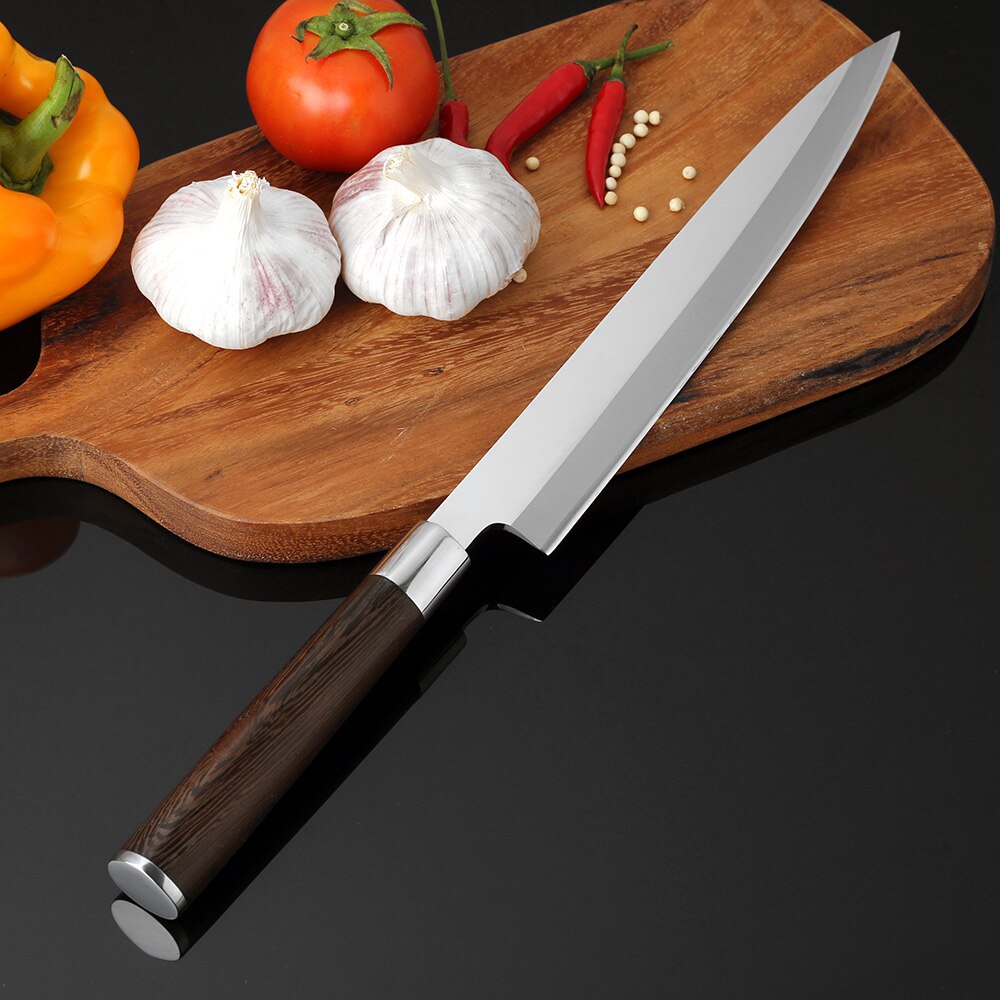 Xituo 9.5 "Japanse Zalm Sushi Messen Sashimi Keukenmes 7Cr17Mov Chef Messen Ruwe Visfilet Cleaver Utility Koken Gereedschap