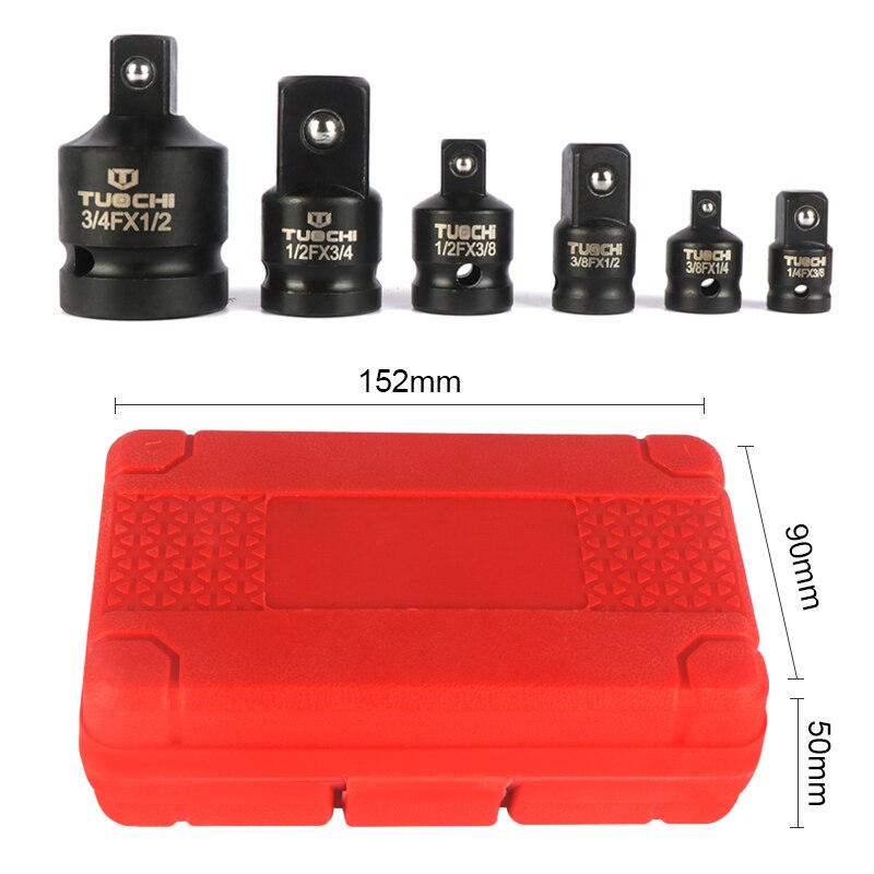 1Set Socket Converter Adaptor 1/4 1/2 3/8 3/4 for Car Bicycle Garage Repair Tool Hand Wrench Tool Set Impact Socket Adaptor