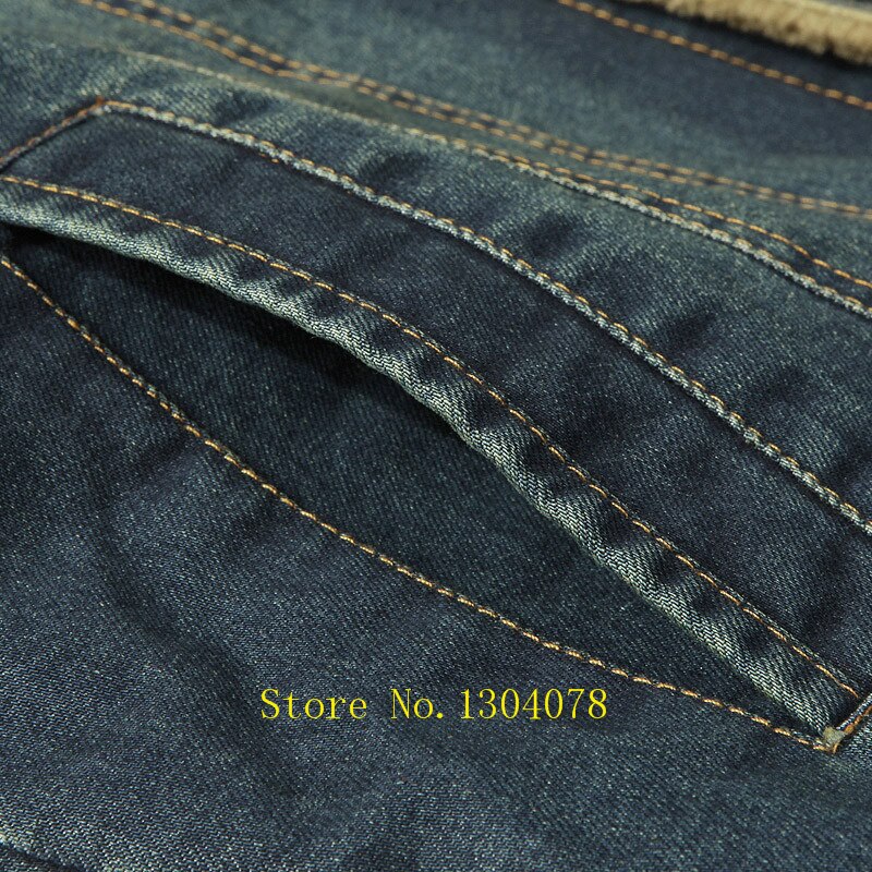 Denim Parka rétro épaissir Denim veste hommes hiver polaire vestes et manteaux hommes plus velours Outwear grande taille 5XL