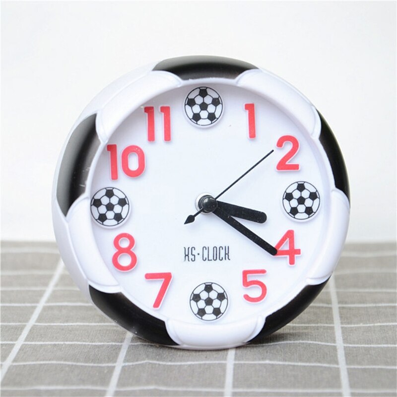 Football Alarm Clock Desktop Alarm Clock Student Desktop Alarm Clock Round Alarm Clock Table Clock Digital Poin