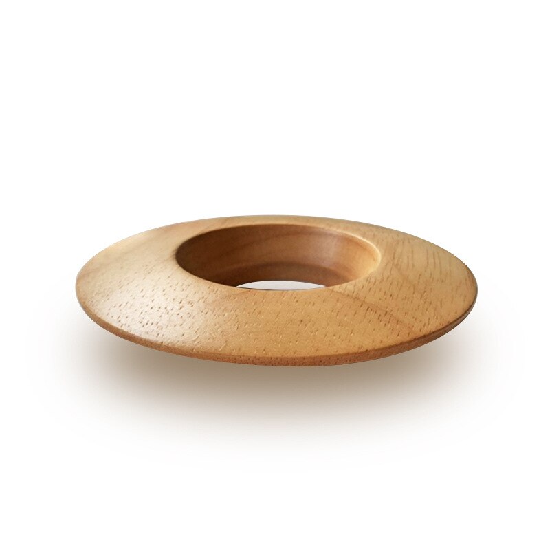 Espresso Ceramic Coffee Filter Cup Ceramic Pour Over Coffee Maker with Wood Stand V60 Funnel Dripper Coffee Accessories 1-2 Cup: Cupholder