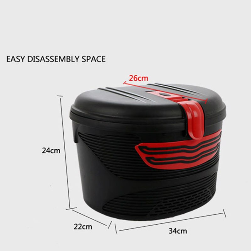 Cesta de almacenamiento para patinete eléctrico Xiaomi M365, con cerradura, plegable, novedad