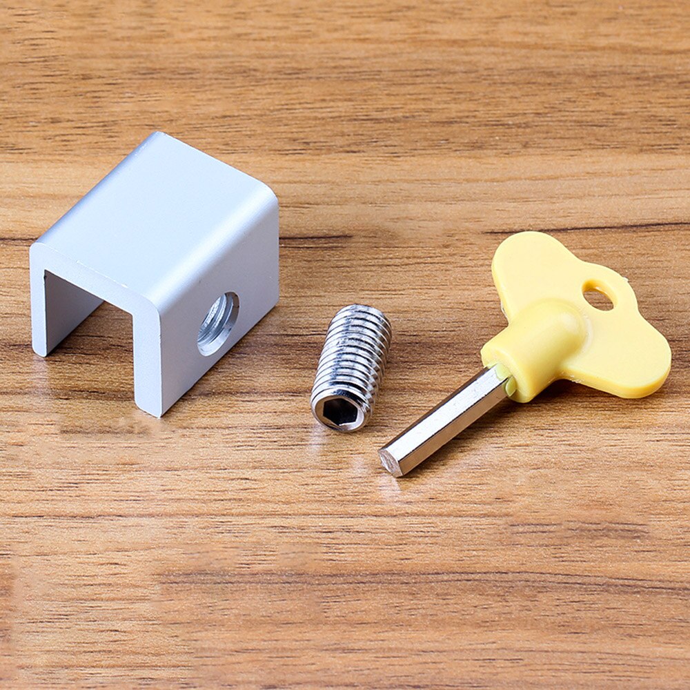 NICEYARD Window Sliding Stopper For Children Security Safety Key Lock Door Window Lock Window Cable Limit Aluminum Restrictor