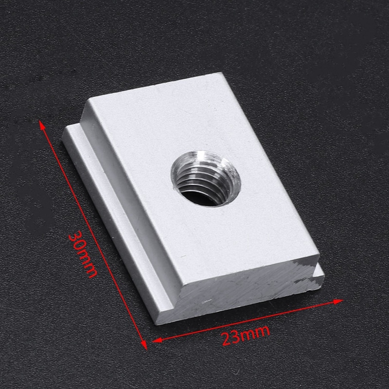 5 stk  m8 t-- spors glidemutter aluminiumslegering t spormutter for trebearbeidingsverktøy jigs skruespor