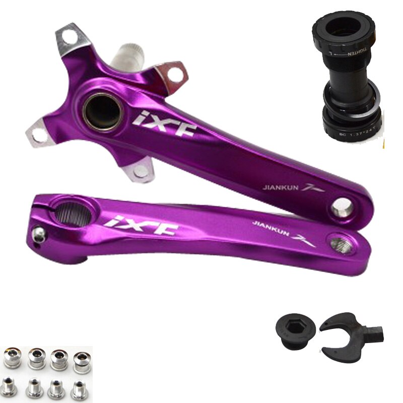 IXF – pédalier de vtt 104BCD, bras de pédalier intégré en alliage d&#39;aluminium ultraléger de 170mm avec support de pédalier BB
