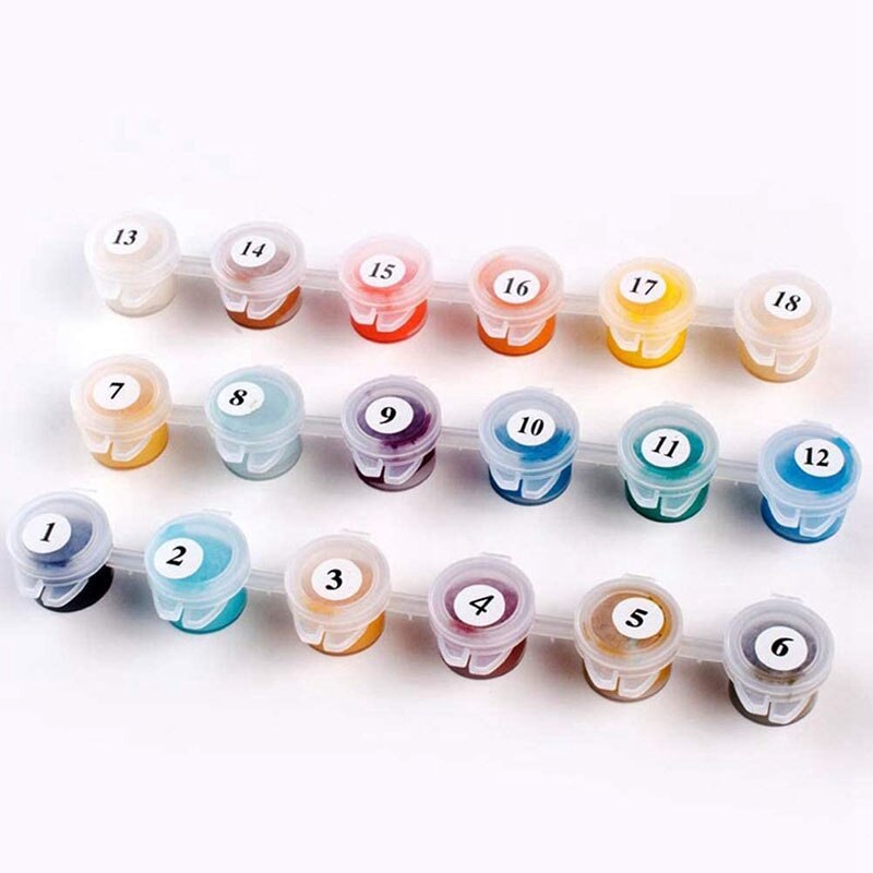 Diy Painting Paint By Numbers Cat Blowing Flute Abstract Canvas DIY Painting for Adults and Kids Without