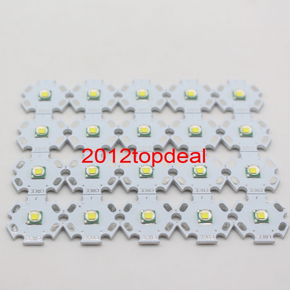 10 PCS CREE XML XM-L T6 LED U2 10W WHITE Warm White High Power LED Emitter Diode with 12mm 14mm 16mm 20mm PCB for DIY