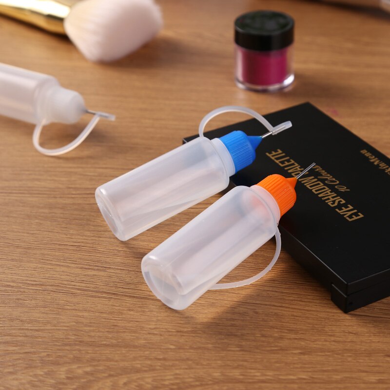 5Stck 10/20/30/60Ml Leere Applikator Flaschen Kann Kleber Applikator Farbe Auge Flüssigkeit nadelspitze Flasche Scrapbooking Handwerk Werkzeug