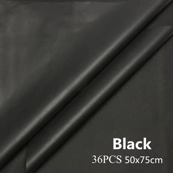 36Sheets DIY Tissue Paper 50x75cm Flower Packing Wrapper Bouquet Wrapping Paper Craft Paper Scrapbook Floral Wrapping