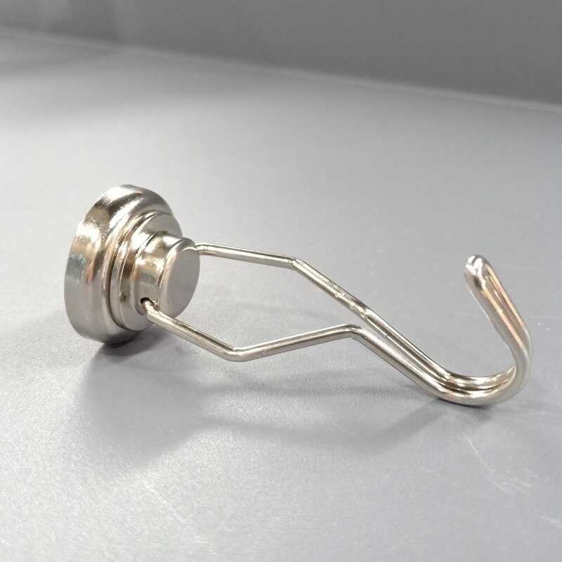 10CPS Magnetic hook removable refrigerator sticker refrigerator message magnet coat hanger key chain storage hook