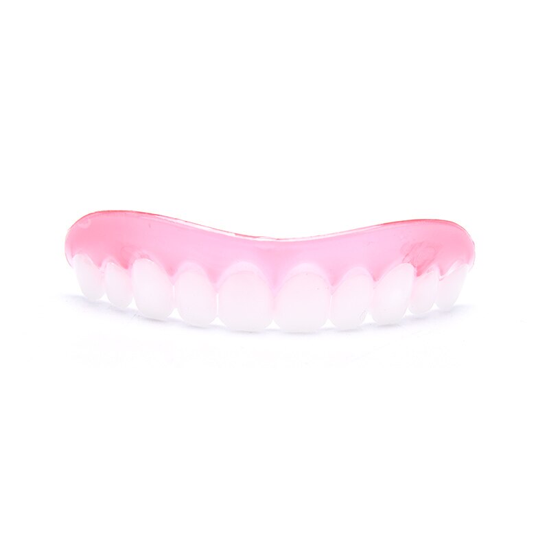 Chapa superior para dentadura con sonrisa perfecta, cuidado dental blanqueador, dentadura postiza, 1 unidad