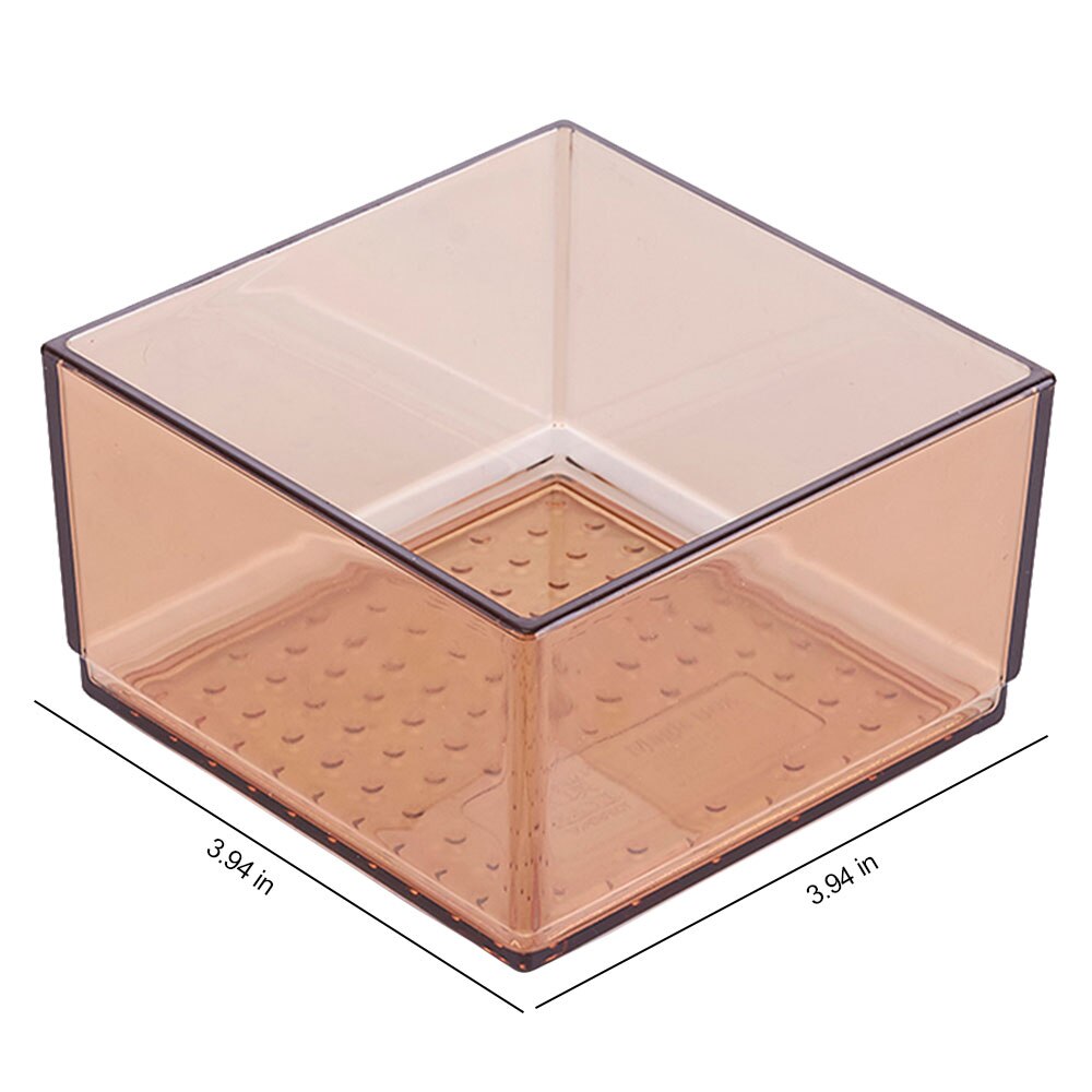 Drawer Divider Organizer Storage Box Drawer Compartment Divider Container Trays Space-saving Division Tools for Kitchen Home: champagne S