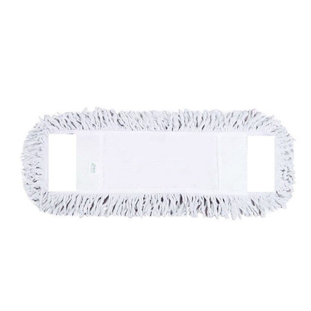 3pcs 65*25 cm large size Mop Head Floor cleaning cloth Paste The Mop Replace Cloth Household Cleaning Mops Accessories: White 3pcs