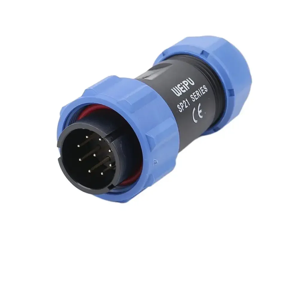 Weipu sp21 elektrischer Stroma schluss sp2110/p 2-polig 3-polig 4-polig 5-polig 6-polig 7-polig 8 9 12 15-poliges wasserdichtes ip68-Signaladapter-Ladegerät: Orange