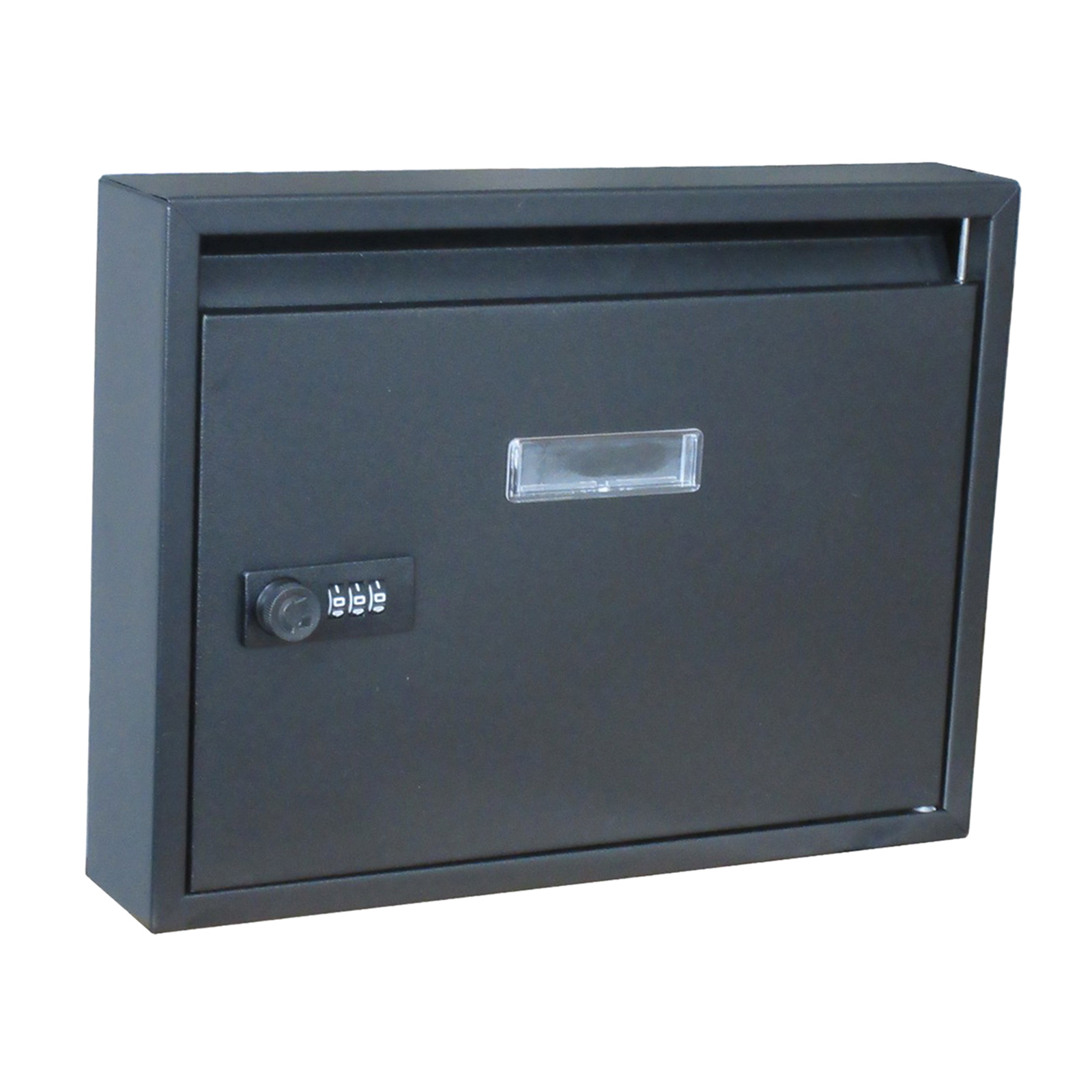 Wall Mailbox Mail Box Farmhouse Townhouse Hanging Post Letter Box for Door Suggestion Box Post Newspaper Magazines Slot Box