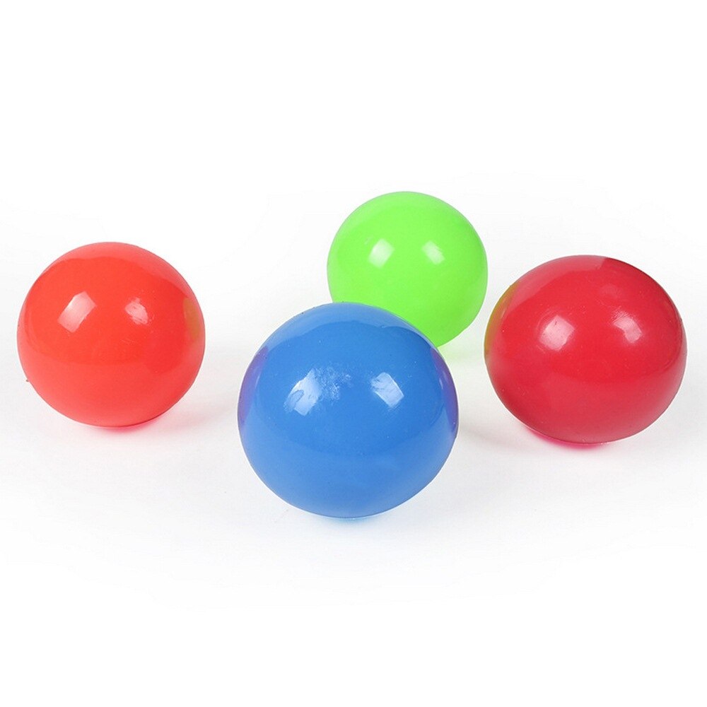 4Pcs Kinderen Speelgoed Bal Kleur Jongen Stuiterende Bal Rubber Outdoor Speelgoed Kids Sport Games Elastische Jongleren Stuiterende Bal 14Mm