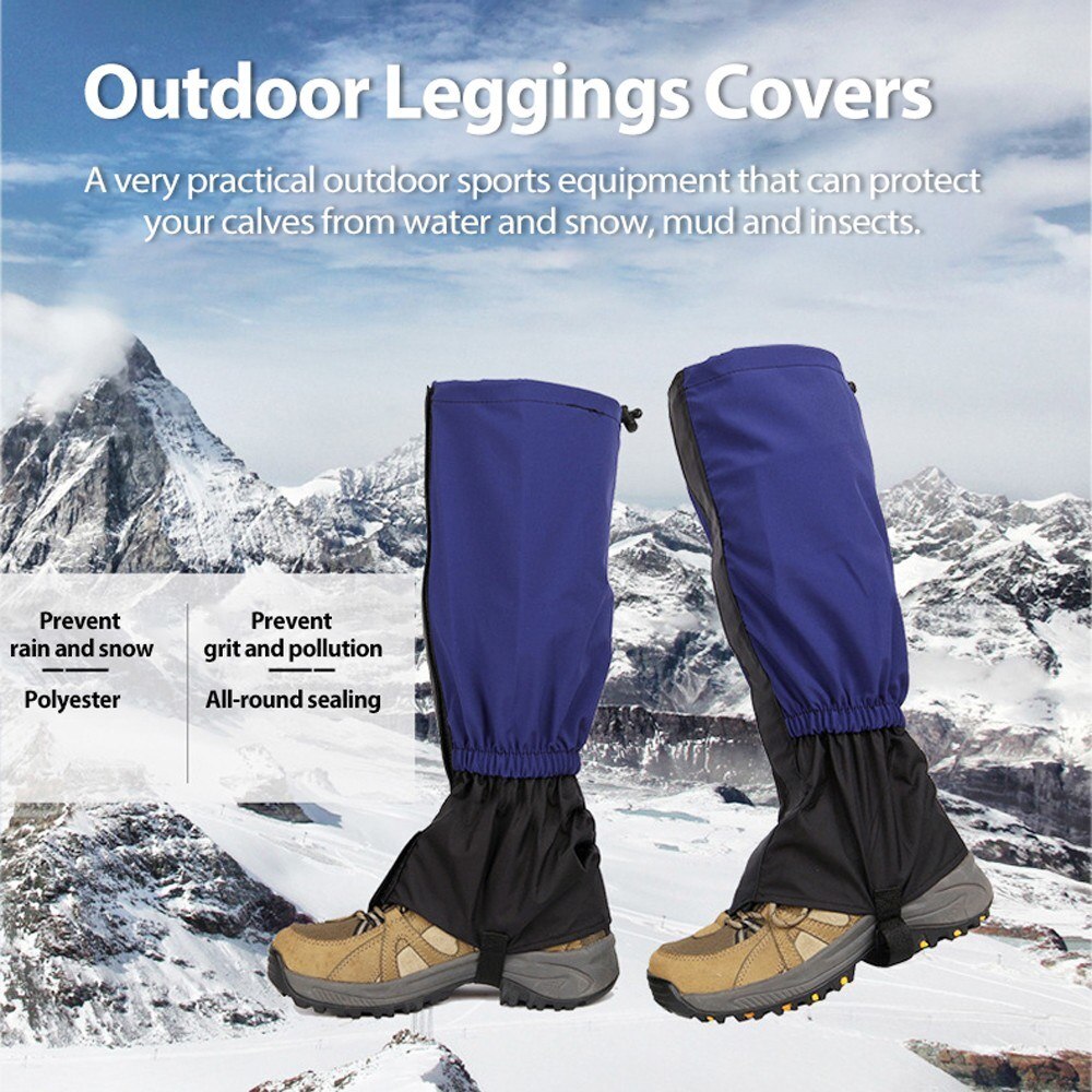 Outdoor Gaiters Sleeve Leg Protector Climbing Calf Sleeve Snowfield Desert Walking Cycling Waterproof Anti Dirt Gaiters Sleeve