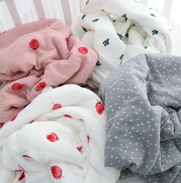 Tecknat täcke bambu baby muslin filt muslin träd swaddle bättre än anais baby/bambu filt spädbarnssjal
