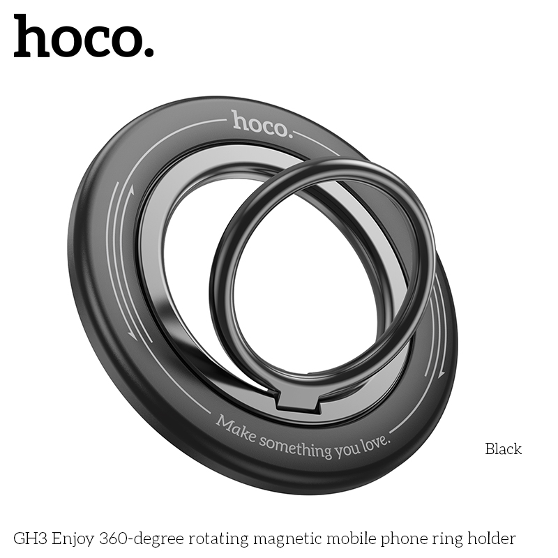 Magnetyczny uchwyt na telefon komórkowy HOCO GH3 kompatybilny z iPhone 12 13 14 15 16 Series do MagSafe Obrotowa podpórka 360 stopni
