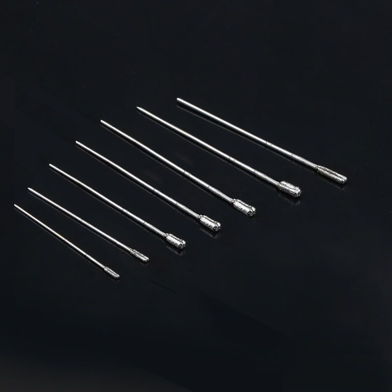 Diamond Coated Tipped Drill Bits for Jewelry Ceramic Jade Agate Glass Amber Drilling for Tools 1mm 1.3mm 1.5mm 1.8mm 2mm 2.2mm