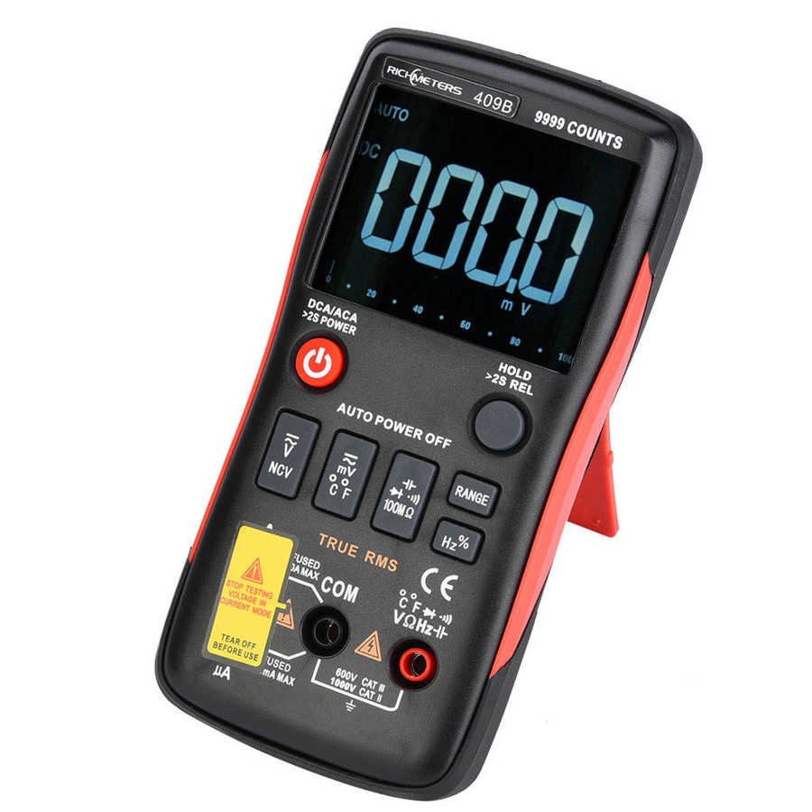 Rijkmeters  rm409b echte rms 9999 tellingen digitale multimeter testinstrument