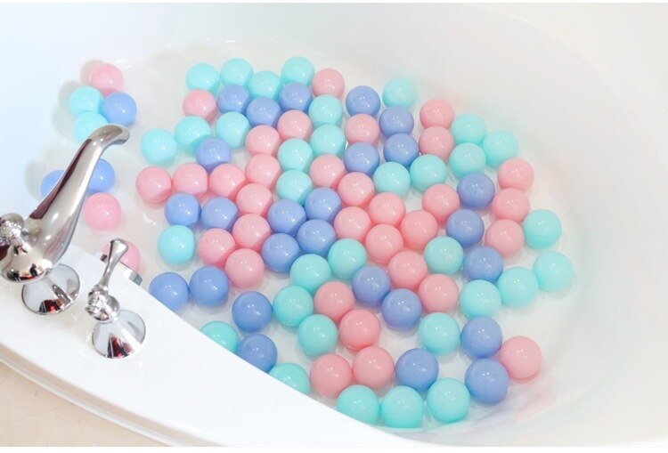 100pcs 5.5cm Ocean Ball Anti Stress Soft Ball for the Pool Ball Pits Water Pool Balls Baby Funny Toys Outdoor Sports Toys: Champagne