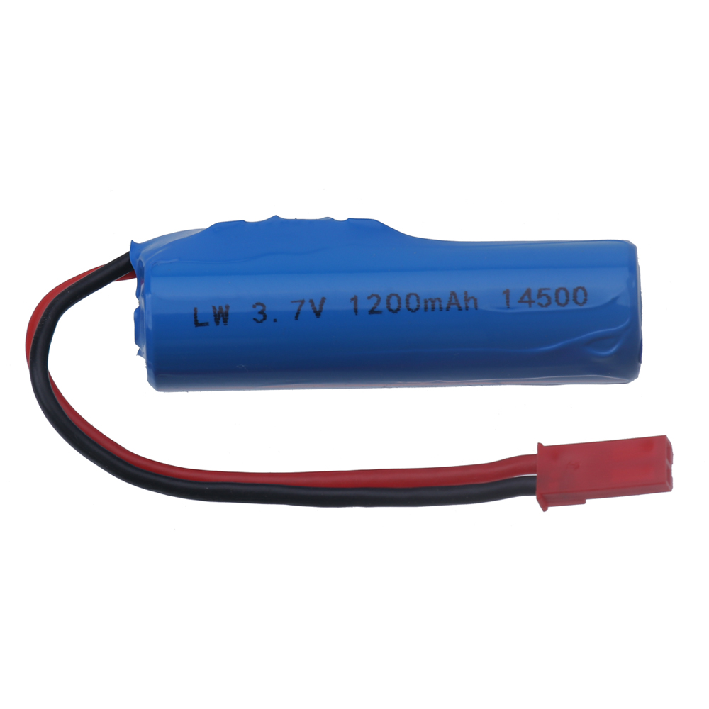 Batería recargable de iones de litio para coche teledirigido, Pila de 14500 V y 3,7 mAh con enchufe JST para coche teledirigido, volquete, juguetes de Control remoto: Oro