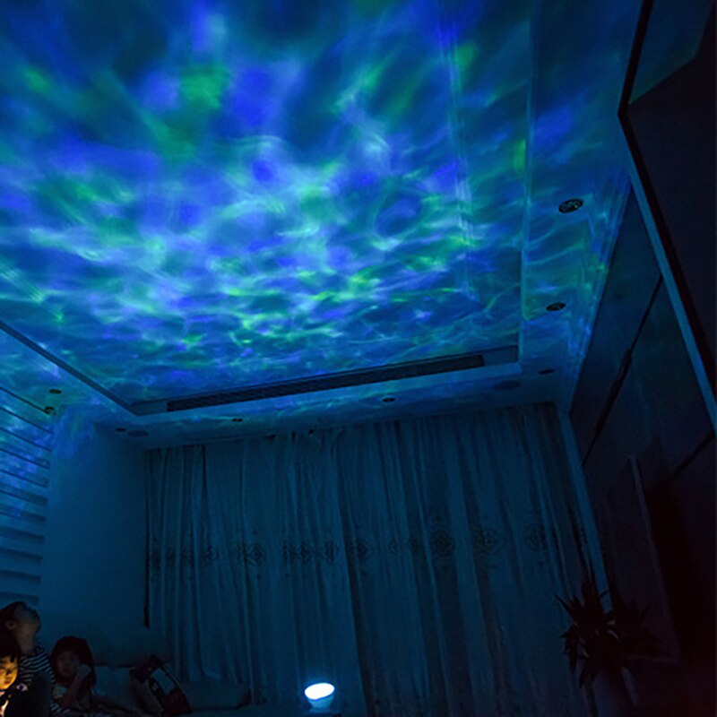 Ozean Welle Musik Baby Nachtlicht Projektor Gebaut-in Mini Musik Spieler Lampe USB LED Nachtlicht Für Baby freundlicher Zimmer