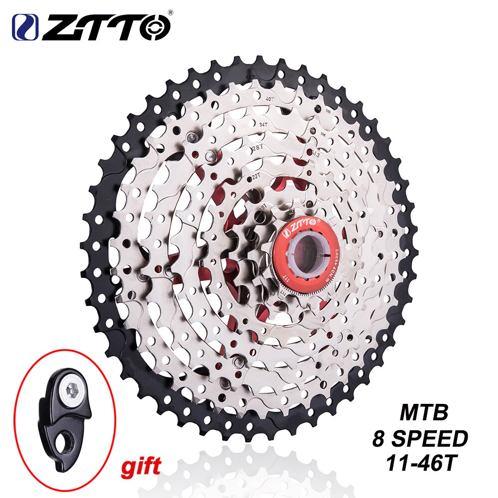 Cassete de mtb de 8 velocidades, 11-46 t, 8 s, mountain bike, roda livre, relação larga, sprocket para m310 tx35 peças de bicicleta k7 x4