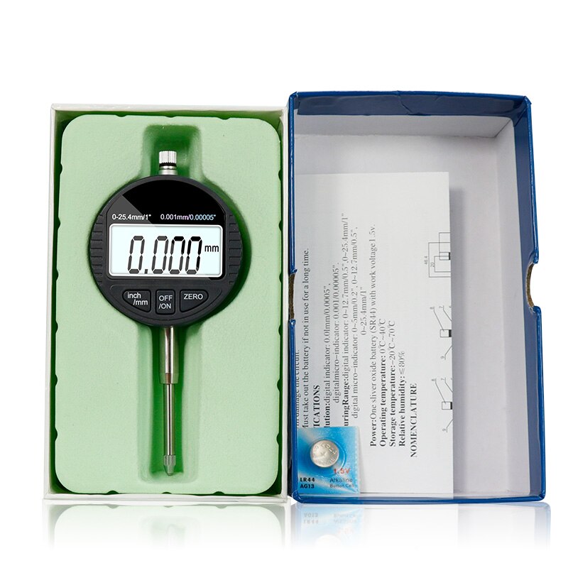 Xcan digital mikrometer 0-12.7mm/0-25.4mm 0.001mm 0.00005 "elektronisk mikrometer mätverktyg för mätare