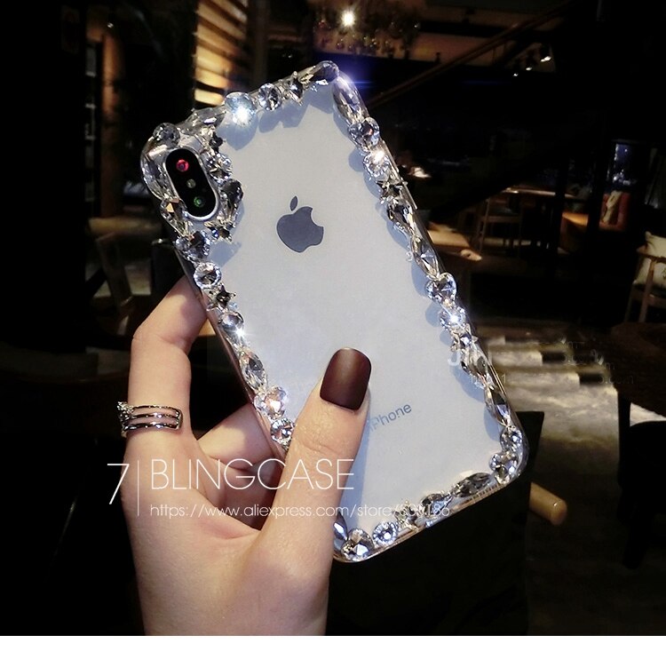 Para asus zenfone 5 lite 2018 5z zs620kl ao vivo l1 za550kl max pro m1 zb601kl zb602kl m2 moldura caso strass diamante capa clara