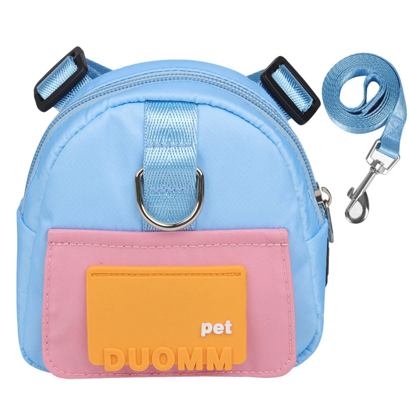 Süße Hunde Rucksack wasserdichte Hunde Welpen tasche mit Geschirr bequeme große Kapazität Snack draussen Haustier liefert Zubehör