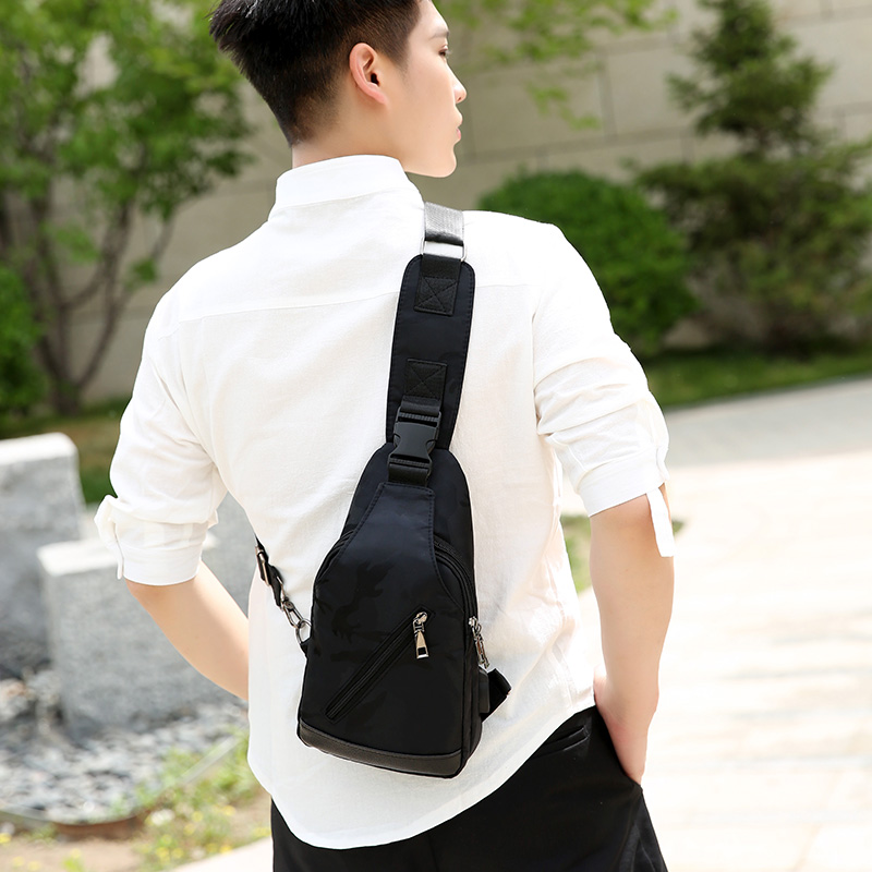mannen Borst Bag Casual Waterdicht Oxford Doek Koreaanse Mode Crossbody Schoudertas Geschikt Voor Tiener tas