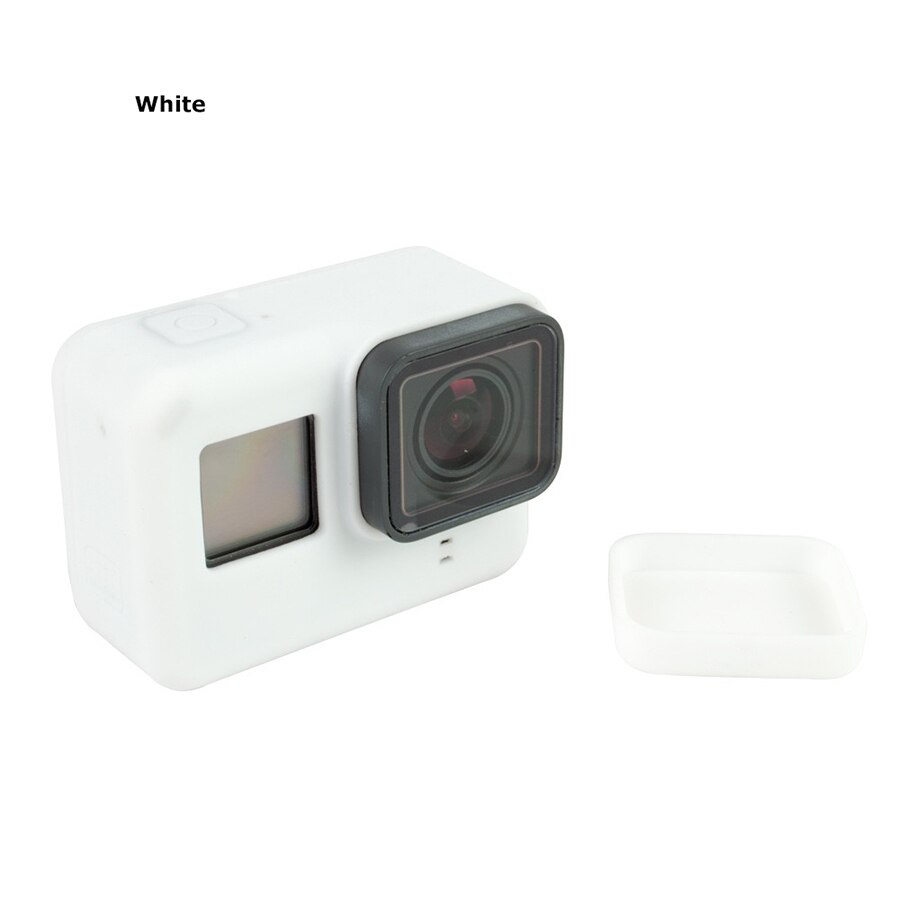 PATCHSKY Siliconen Case voor Gopro Hero 7 6 5 ) zwart Action Camera Body Case + Beschermende Lens Cap voor Go pro gopro5 gopro7