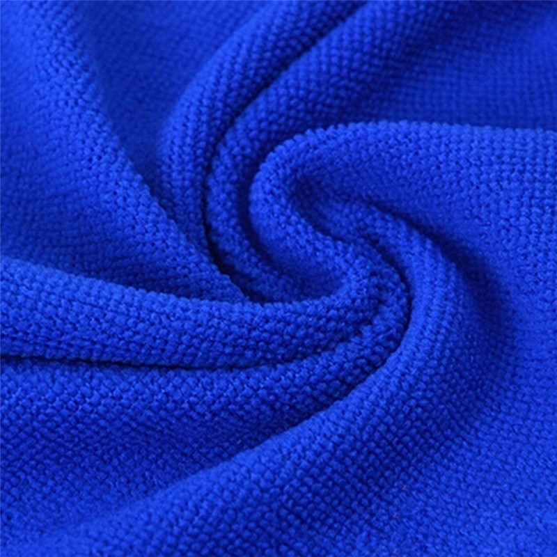 Toallas de microfibra para limpieza de coche, paño de lavado absorbente, suave, grueso, de felpa, para el cuidado del coche, 25x25cm, 10 unidades