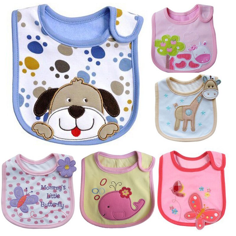 Bavoir imperméable pour bébé 5 pièces/lot | Bavette pour bébé, serviettes pour bébé, vêtements de bébé