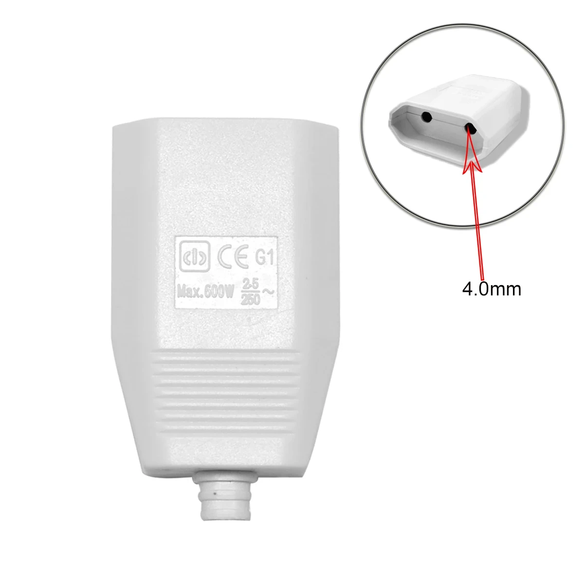 Prise électrique de remplacement ue, sortie Schuko rechargeable, russie, corée, européenne, rallonge électrique, connecteur de fil: Beige / TYPE 18