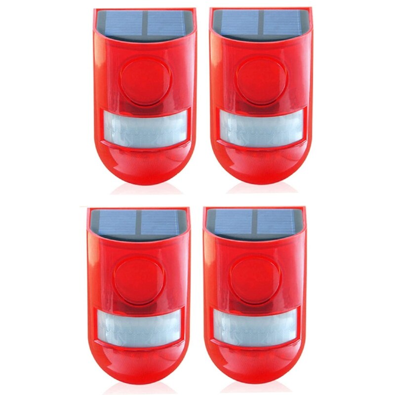 4Pcs Solar Lamp 110DB PIR Rechargeable Waterproof ... – Grandado