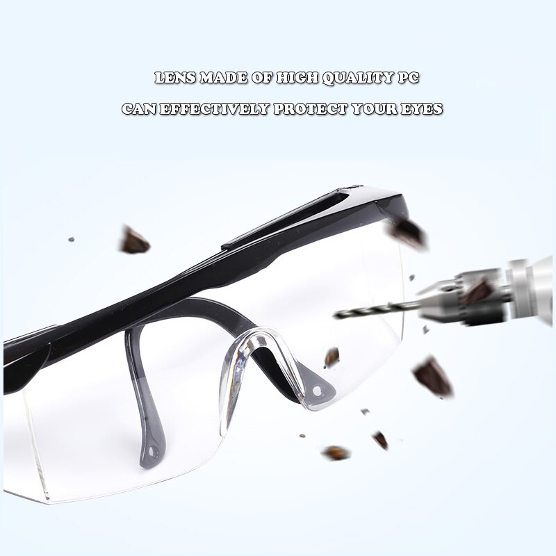 Neue schutzbrille für chemische forschung schock auswirkungen Wind staub schutzbrille reiten schweißen geschnitten zwiebel brille