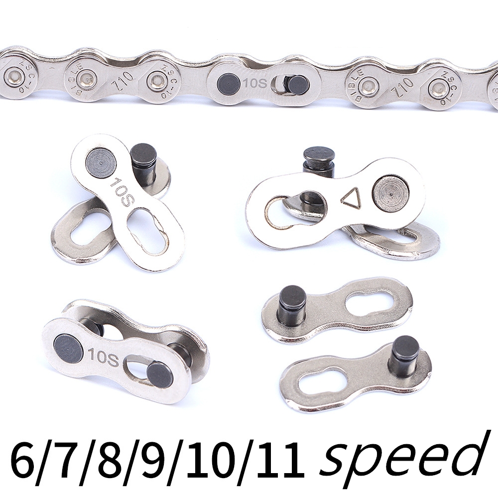 5 Pairs Bike Chain Quick Link Mountain Fiets Ketting Ontbrekende Quick Connector Aansluiten Master Link Voor 6 7 8 9 10 Speed