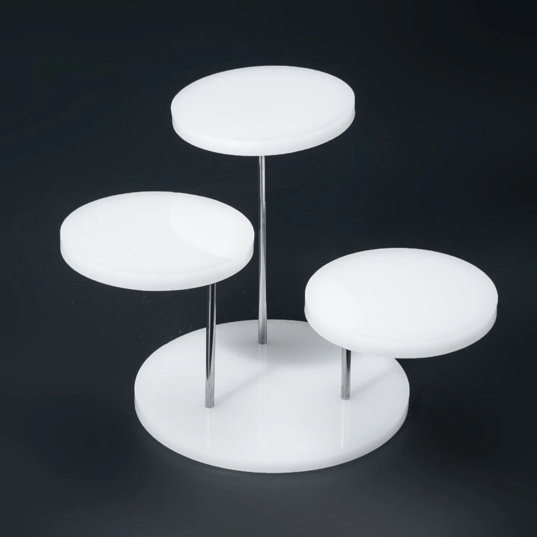 1 Set Cupcake Stand Acrylic Display For jewelry Cake Dessert Rack Wedding Birthday Party Decoration Tools: Chocolate