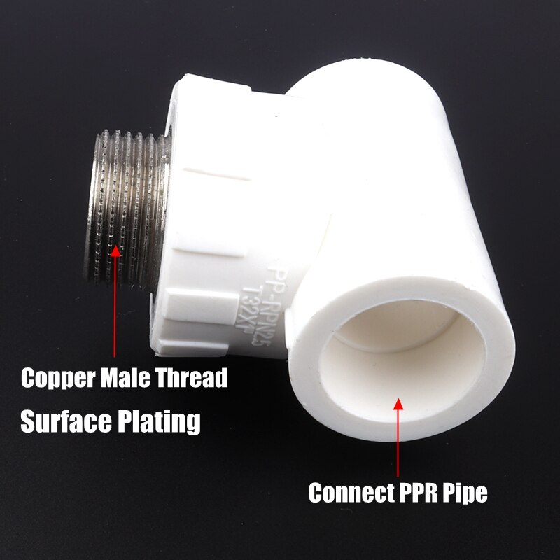 PPR Garden Water Connectors Farm Irrigation System Water Pipe Connector Copper Female Aquarium Fittings Tee Joints
