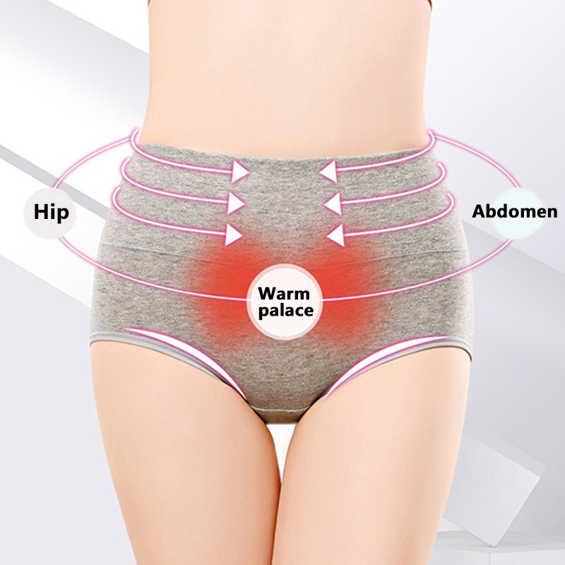 Couleur bonbon confortable Postnatal x-large sous-vêtements réglable doux taille haute 1PC coton porter fesse ventre en élastique